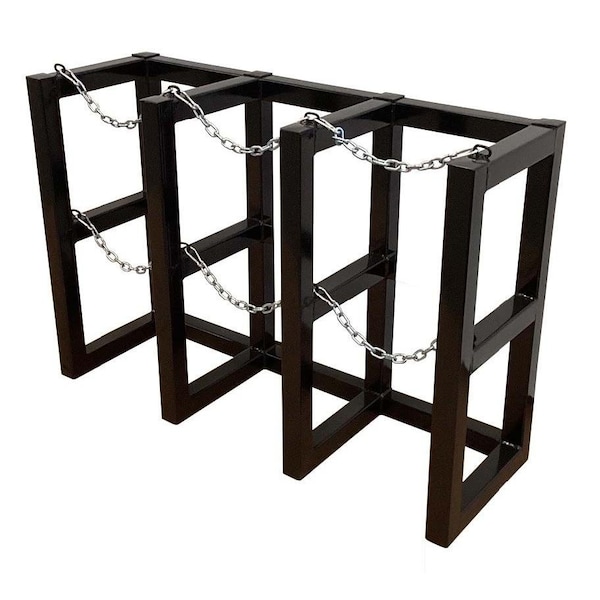 Anthony Carts Construction Grade Modular Cylinder Rack Cylinder configuration 3W1D 3 wide / 1 deep MCR-3W1D-CGD - main